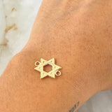 Charm Star of David 0.9gr / 1.6cm / 18K Yellow Gold