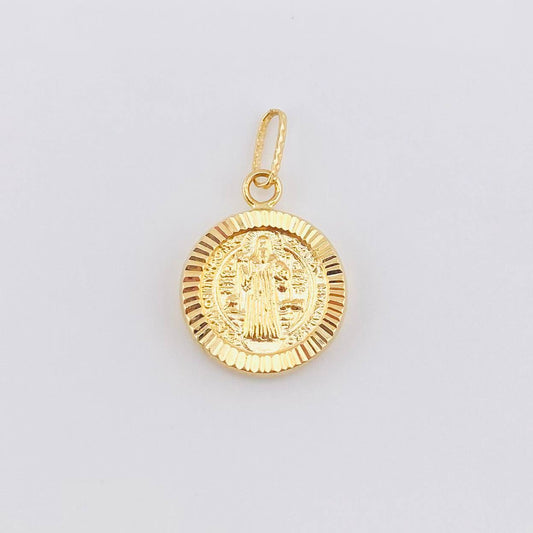 Dije San Benito 1gr / 3/4 in / Oro Amarillo 18K