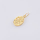 Dije Milagrosa 0.85gr / 3/4 in / Oro Amarillo 18K *