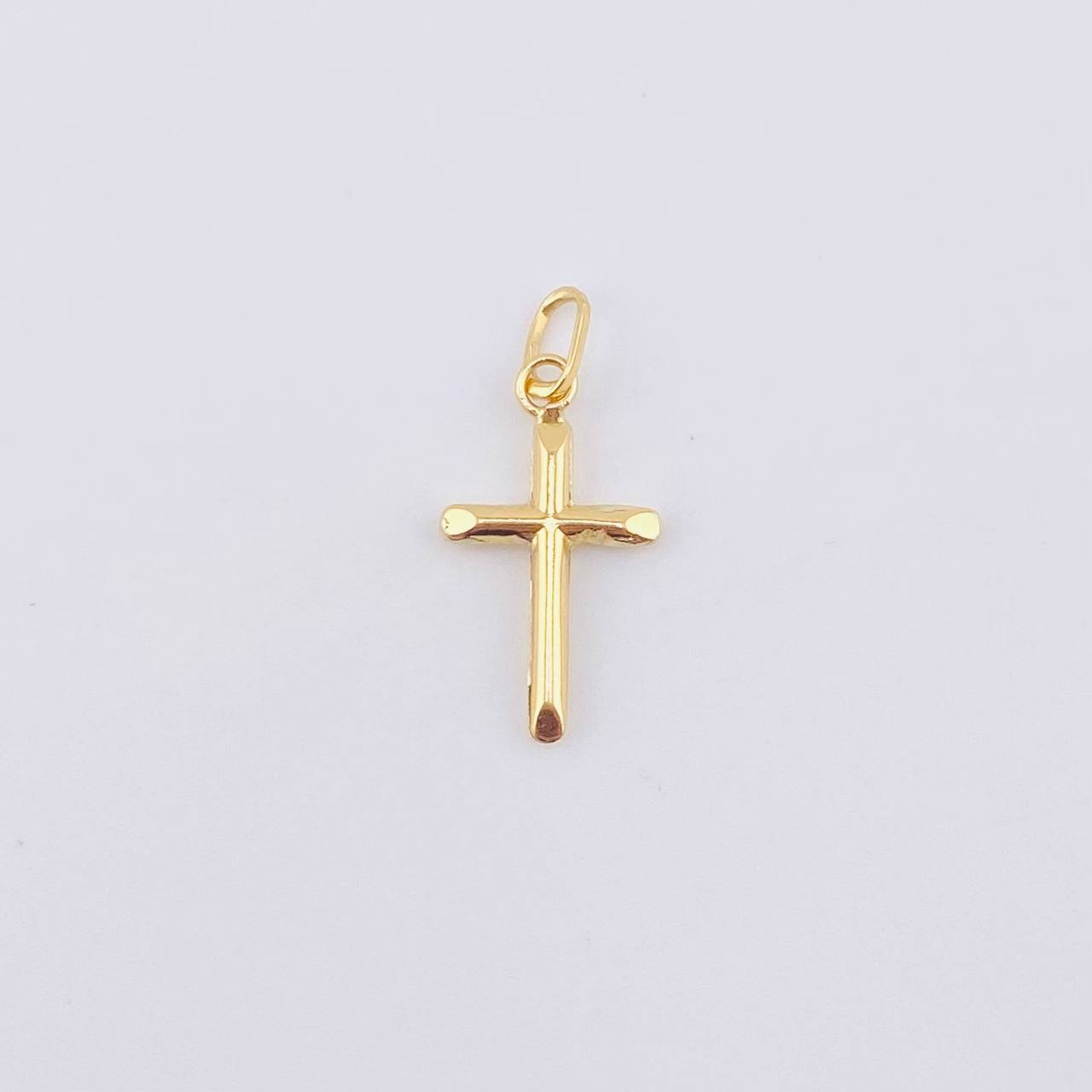Cross Pendant 0.3gr / 3/4 in / 18K Yellow Gold *