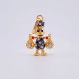 Dije Pato Bolsa Dinero 1.5gr / 3/4 in / Oro Amarillo 18K