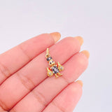 Dije Pato Bolsa Dinero 1.5gr / 3/4 in / Oro Amarillo 18K