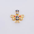 Duck Money Bag Charm 1.4gr / 3/4 in / 18K Yellow Gold *