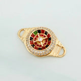 Herraje Ruleta 3.9 g / 1 1/4 in Oro Amarillo 18K
