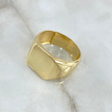 Custom Made to Order Ring Plate 13gr / 18K Yellow Gold