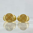 Custom Made to Order Nordic Cross Ring 18gr / 18K Yellow Gold