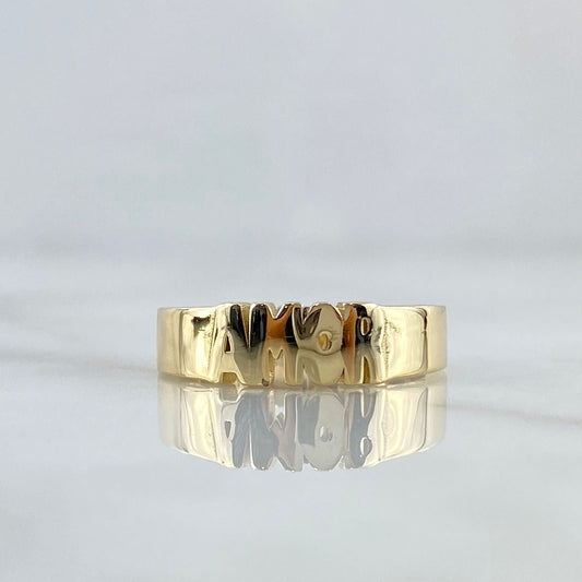 Custom Made to Order Love Ring 6gr / 18K Yellow Gold