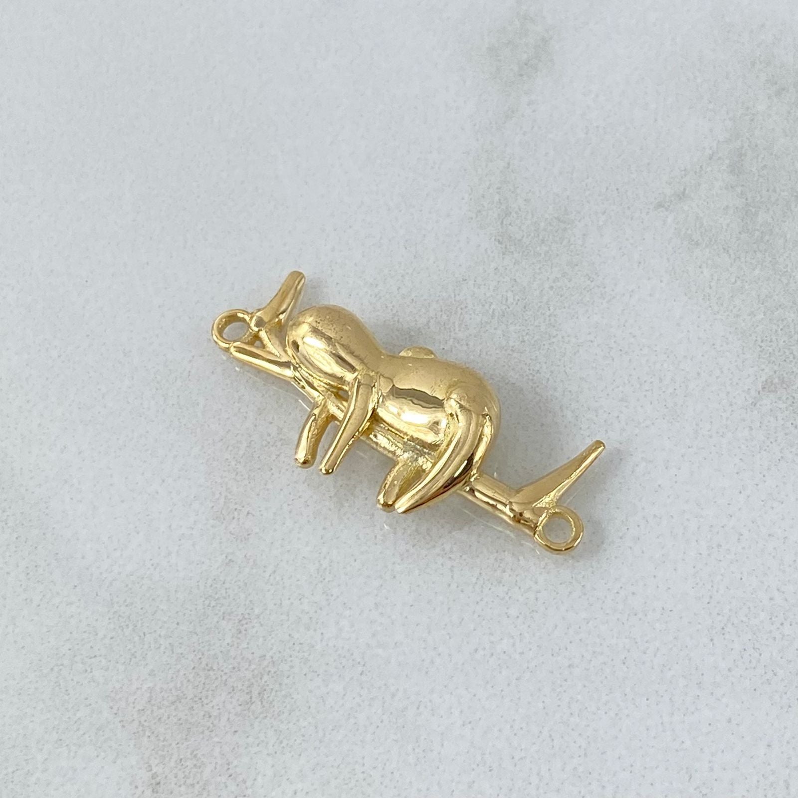 Custom Made to Order Charm Sloth 4gr / 18K Yellow Gold