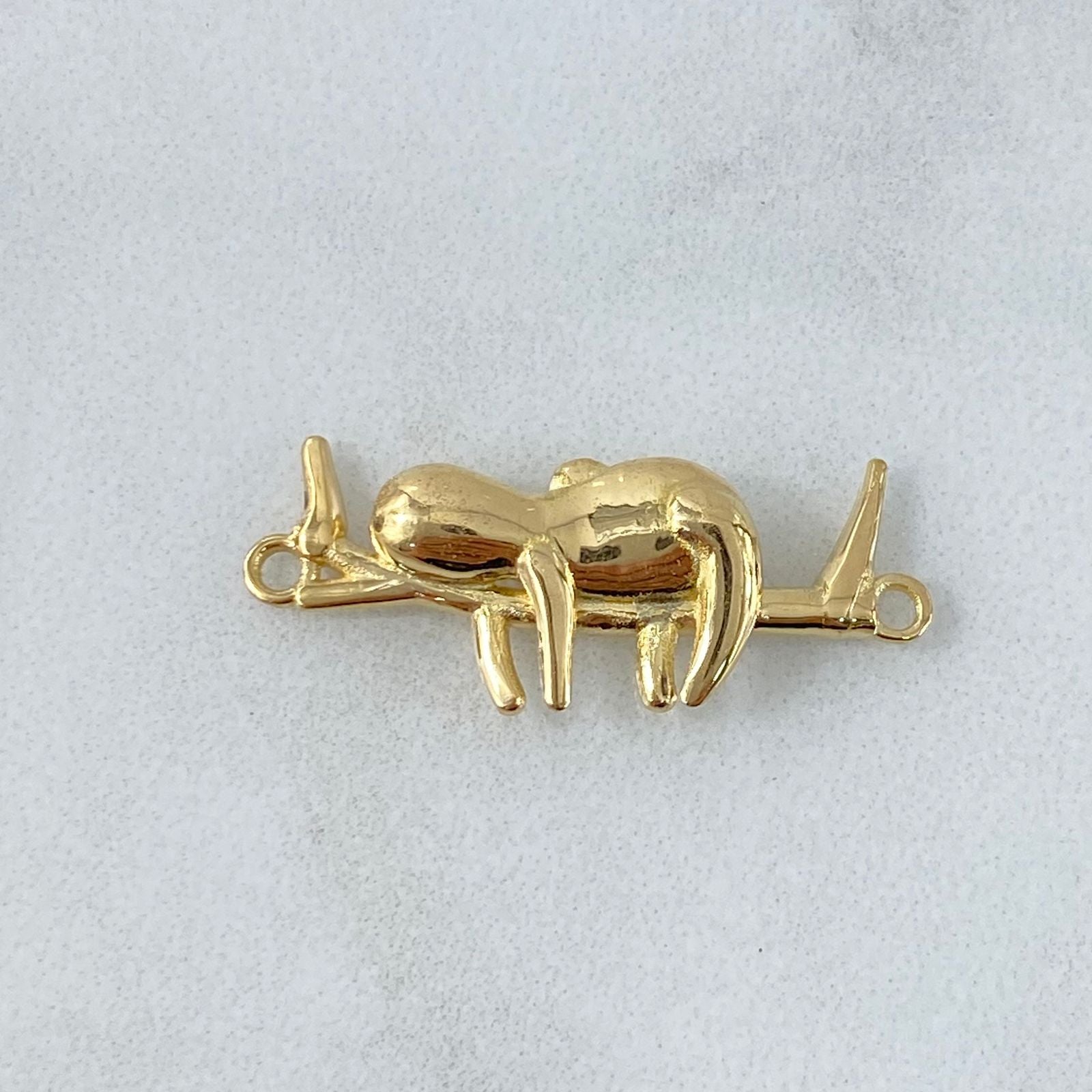 Custom Made to Order Charm Sloth 4gr / 18K Yellow Gold