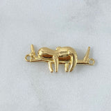Custom Made to Order Charm Sloth 4gr / 18K Yellow Gold