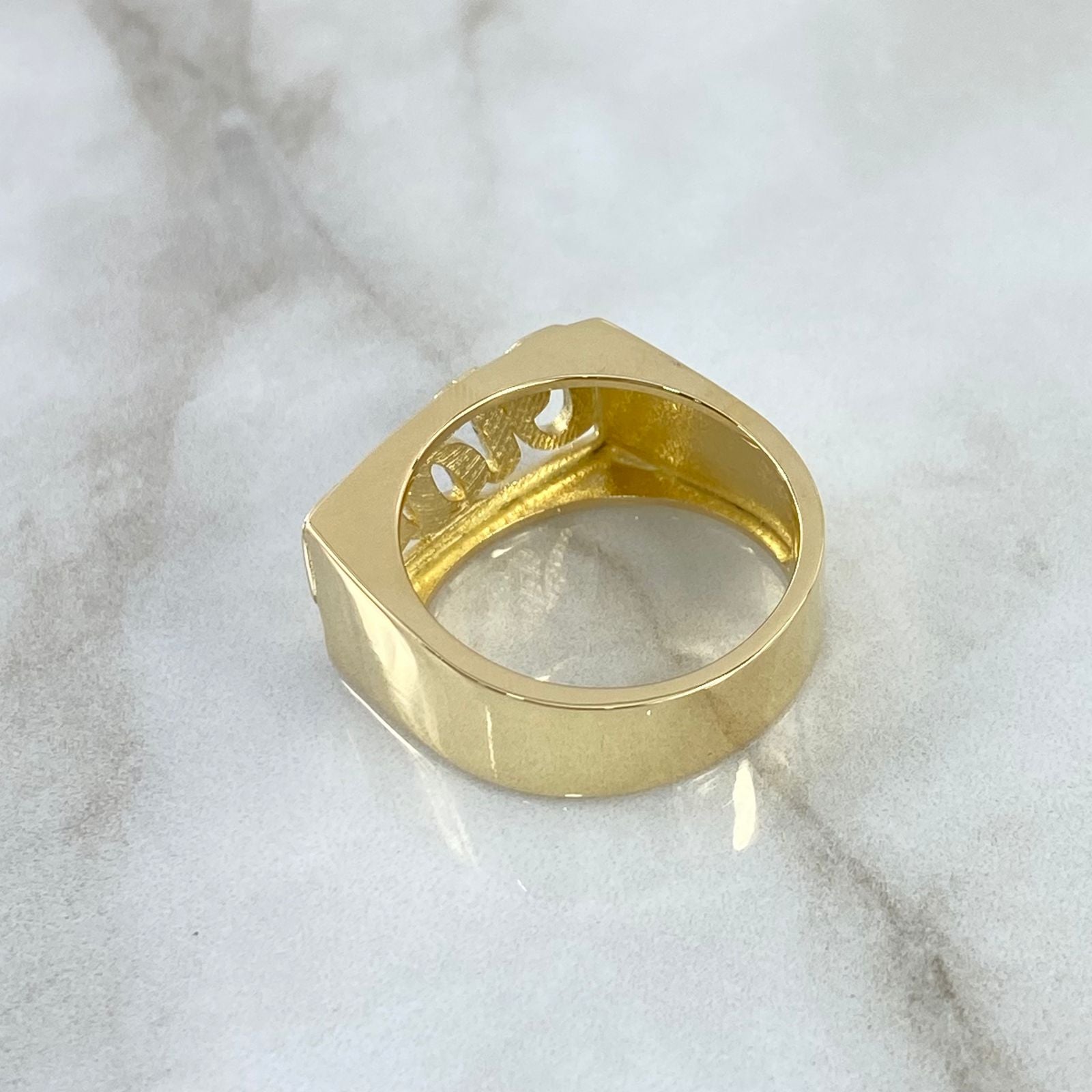 Custom Made to Order Smooth Name Ring 13gr / 18K Yellow Gold