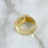Custom Made to Order Smooth Name Ring 13gr / 18K Yellow Gold
