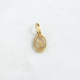 Dije Virgen Maria 0.7gr / 1.8cm / Silueta Oro Amarillo 18K