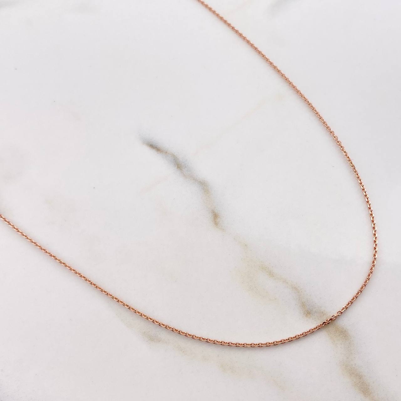 Chain Classic Link Chain 1.75gr / 45cm / 0.7mm Rose Gold +3 18K &