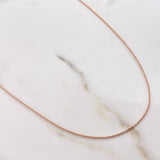 Chain Classic Link Chain 1.75gr / 45cm / 0.7mm Rose Gold +3 18K &