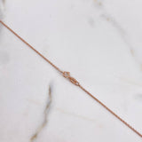 Cadena Cadena Aro Seguido 1.95gr / 50cm / 0.7mm Oro Rosa +3 18K &