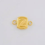 Herraje Letra Z 0.3 g / 1/2 in Oro Amarillo 18K
