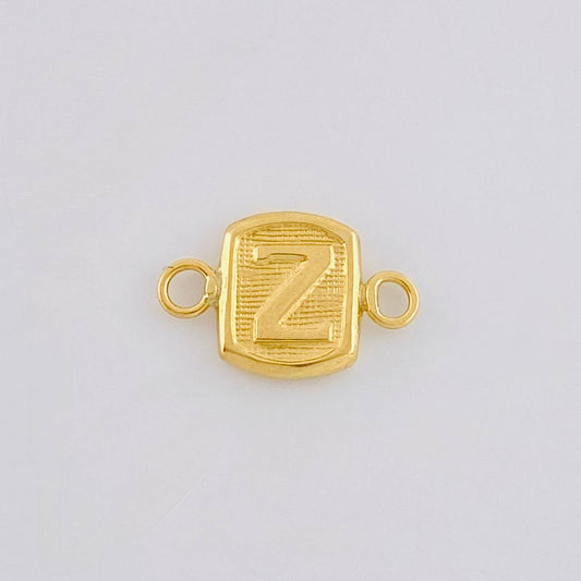 Herraje Letra Z 0.25 g / 1/2 in Oro Amarillo 18K