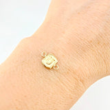 Charm Letter U 0.3 g / 1/2 in Yellow Gold 18K