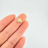 Herraje Letra U 0.25 g / 1/2 in Oro Amarillo 18K