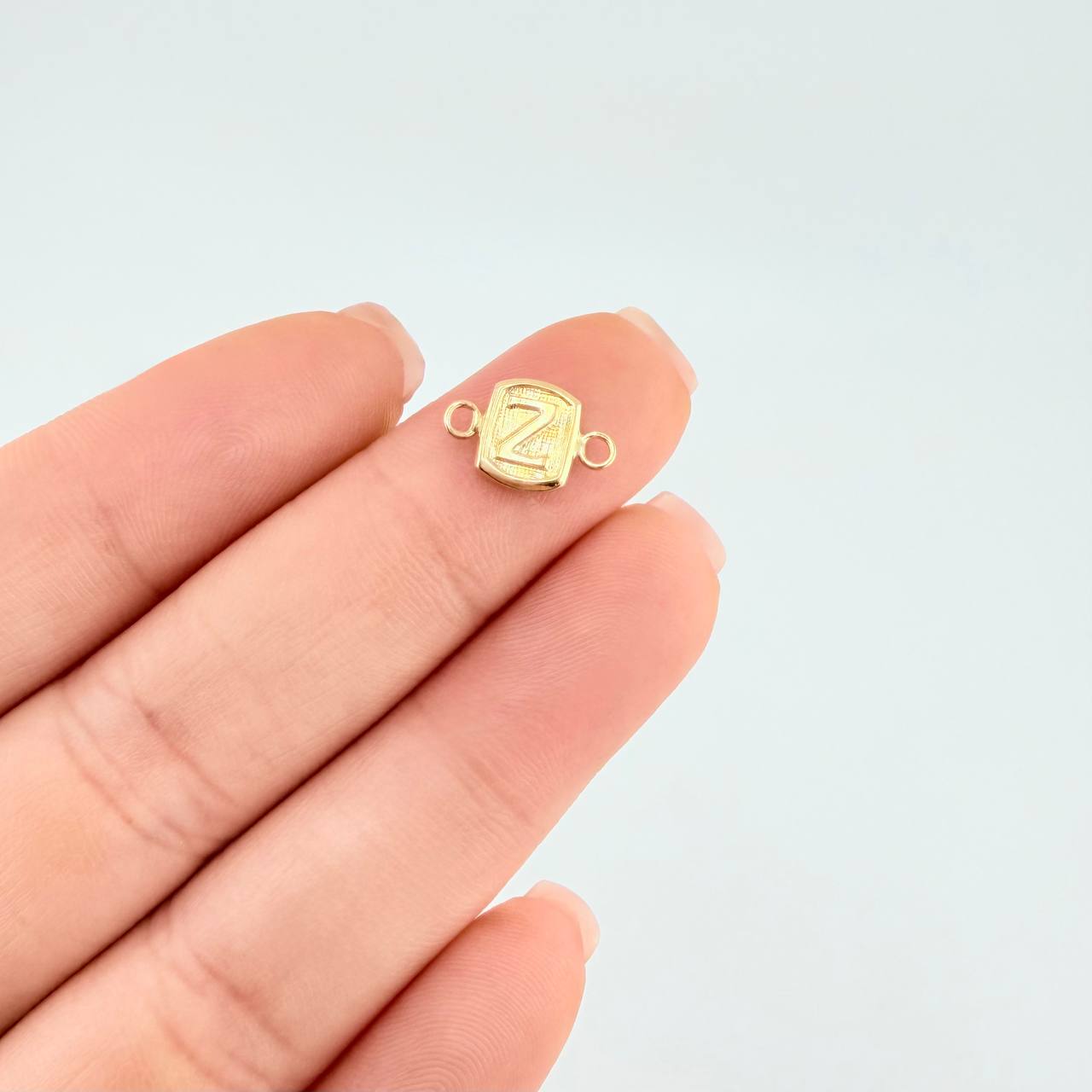 Charm Letter Z 0.3 g / 1/2 in Yellow Gold 18K
