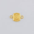 Charm Letter U 0.3 g / 1/2 in Yellow Gold 18K