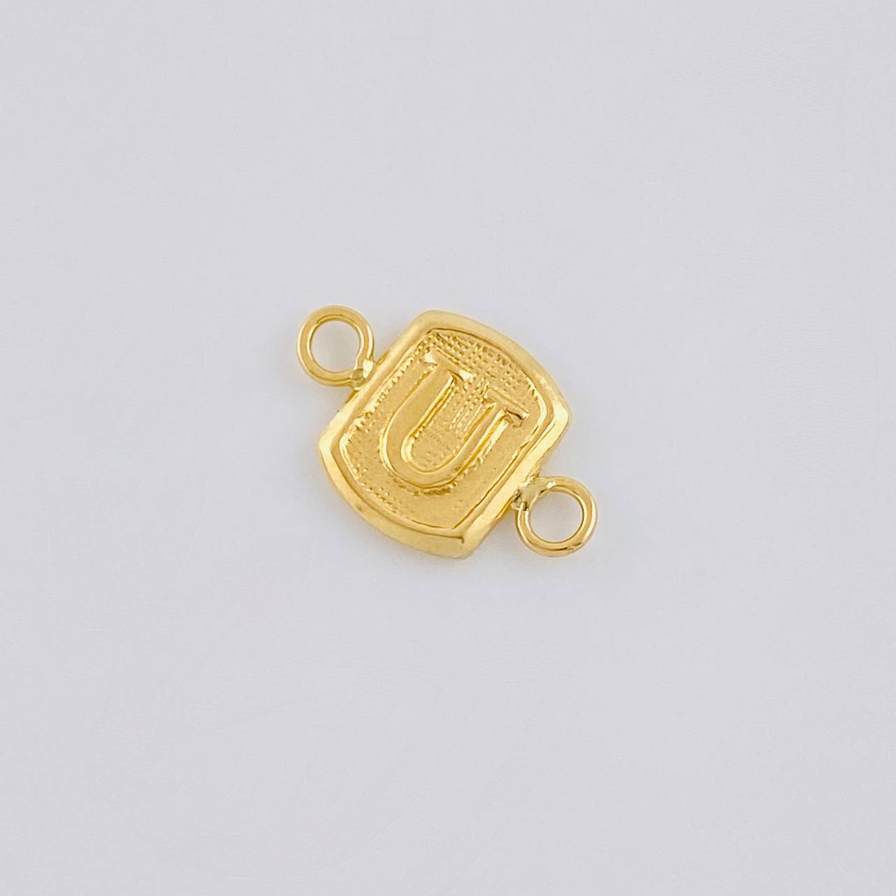 Herraje Letra U 0.25 g / 1/2 in Oro Amarillo 18K