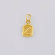 Pendant Letter Z 0.35g / 1/2 in Yellow Gold 18K