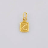 Pendant Letter Z 0.35g / 1/2 in Yellow Gold 18K