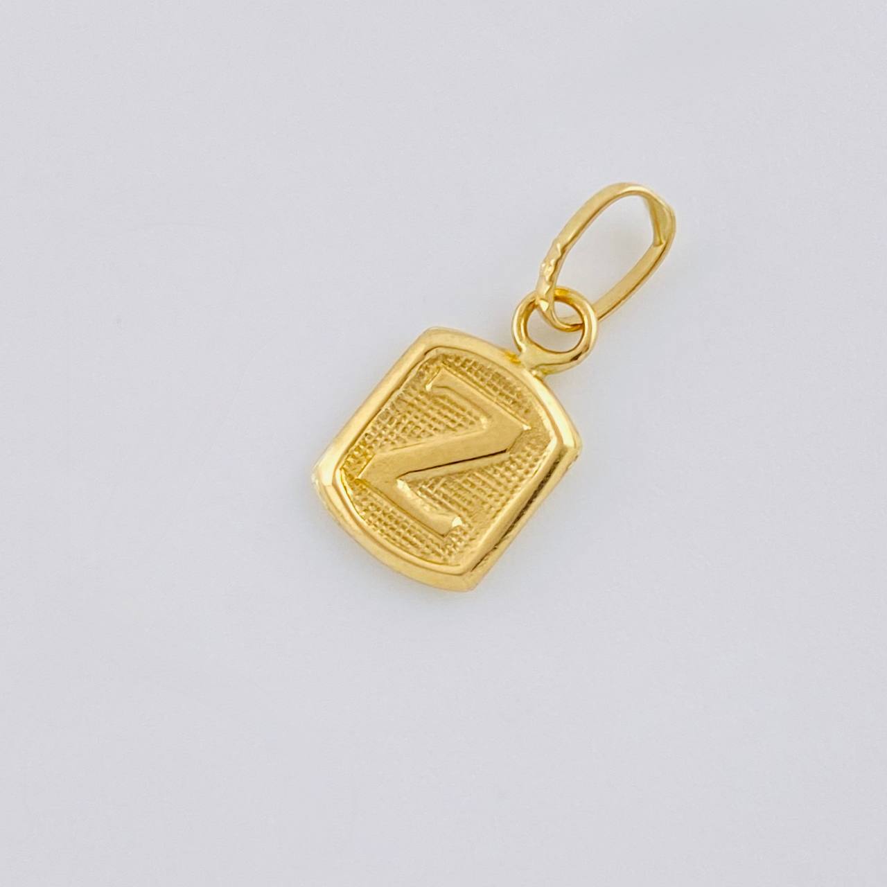 Pendant Letter Z 0.35g / 1/2 in Yellow Gold 18K