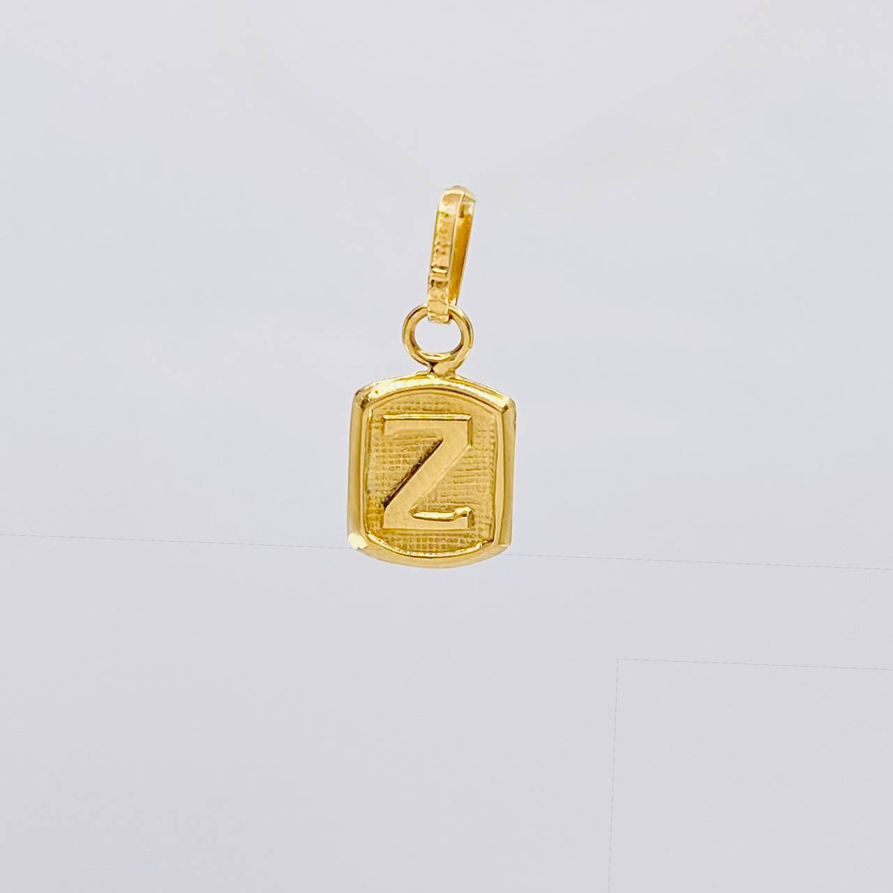 Pendant Letter Z 0.35g / 1/2 in Yellow Gold 18K
