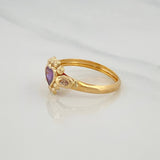 Heart Ring 1.7 g / T8 1/2 Yellow Gold 18K