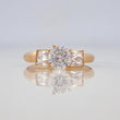 Solitaire Ring 1.45 g / T7 1/2 Yellow Gold 18K