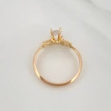 Solitaire Ring 1.45 g / T7 1/2 Yellow Gold 18K