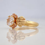 Anillo Solitario Moño 1.85 g / T7 3/4 Oro Amarillo 18K