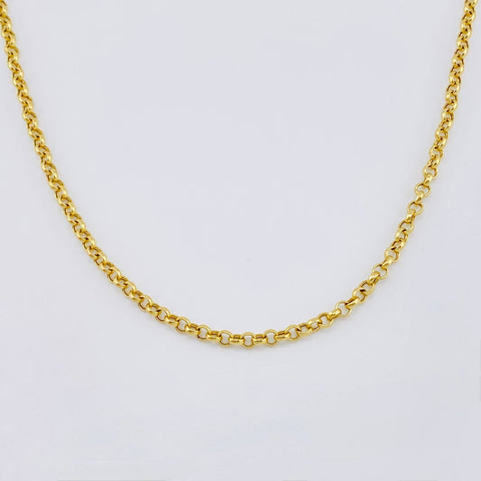 Roll On Chain 10gr / 27 3/4 in / 3mm Yellow Gold +3 18K ©