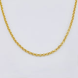 Cadena Roll On 10gr / 27 3/4 in / 3mm Oro Amarillo +3 18K ©