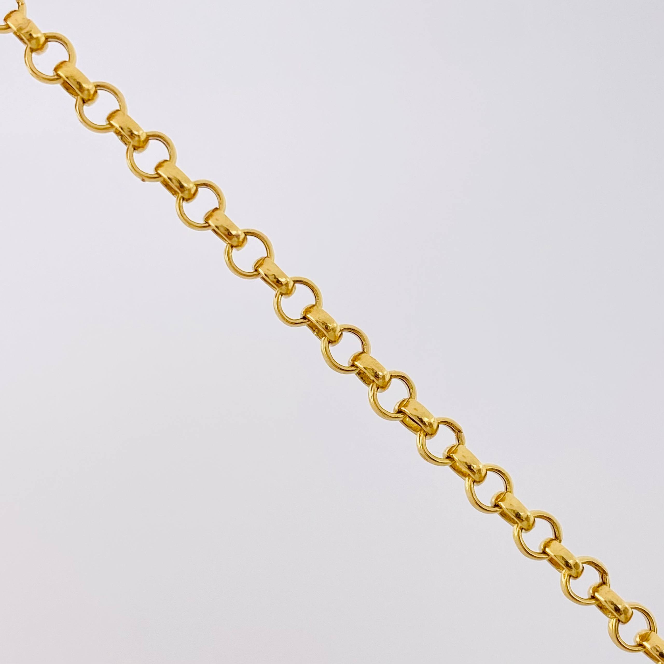 Cadena Roll On 10gr / 27 3/4 in / 3mm Oro Amarillo +3 18K ©