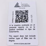 Dije Cubo Mini Esmeralda 11pts 0.35gr / 1/2 in / Oro Amarillo 18K ©