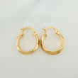 Hoop Earrings Vick 1.4gr / 3/4 in / Yellow Gold 18K &