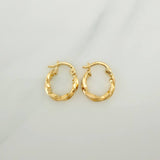 Candongas Kari 0.9gr / 1/2 in / Oro Amarillo 18K %