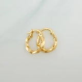 Candongas Kari 0.9gr / 1/2 in / Oro Amarillo 18K %