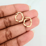 Candongas Kari 0.9gr / 1/2 in / Oro Amarillo 18K %