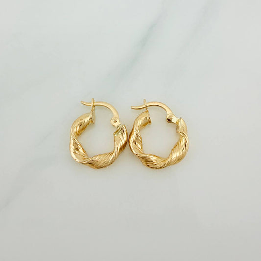 Candongas Bella 1.45gr / 3/4 in / Oro Amarillo 18K %