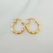 Hoop Earrings Yudi 1gr / 1/2 in / Yellow Gold 18K &