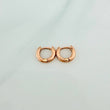 Candongas Aro Liso 1.5gr / 1/4 in / Oro Rosa 18K %