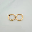 Candongas Carril 1.6gr / 1/2 in / Oro Amarillo 18K %
