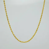 Cadena Lazo 2.65 g / 19 3/4 in / 2.2 mm Oro Amarillo 18K