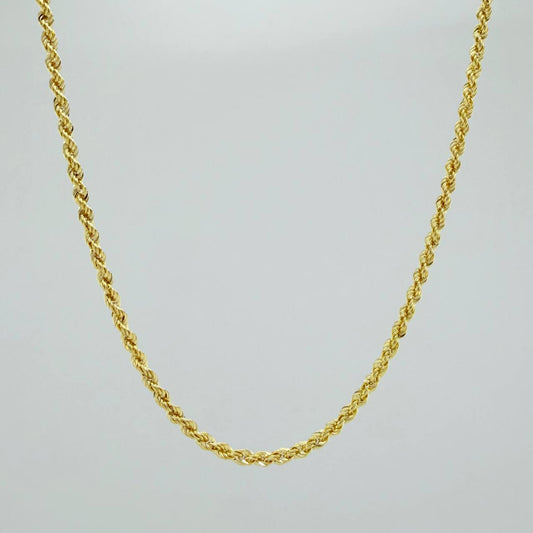 Rope Chain 2.8 g / 19 1/2 in / 2.2 mm Yellow Gold 18K