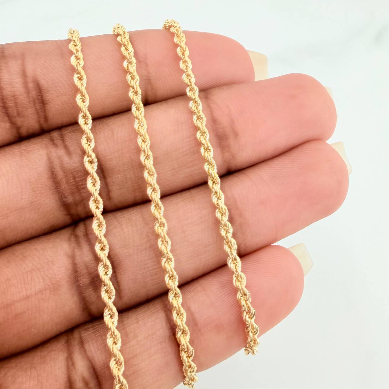 Rope Chain 2.8 g / 19 1/2 in / 2.2 mm Yellow Gold 18K